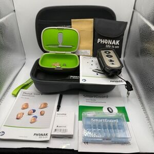 Phonak Virto B90 Hearing Aid With‎ Case Tested and Working LEFT EAR ONLY